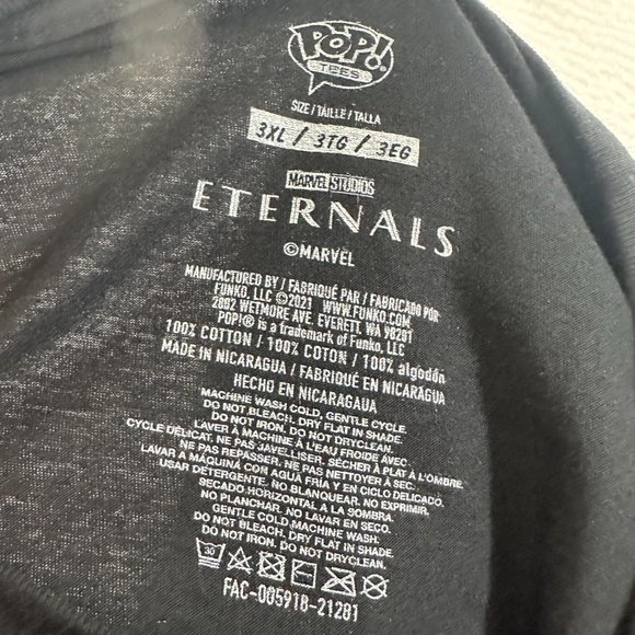 POP Funko Marvel Collector Corps The Eternals T-Shirt 3XL - Picture 5 of 5